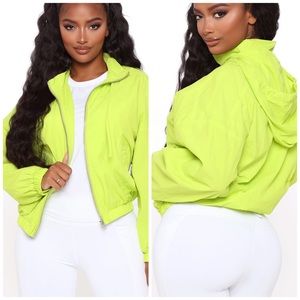 Fashion Nove Neon Windbreaker